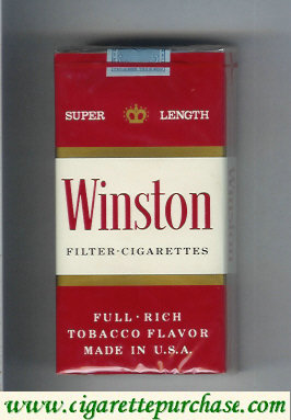 Winston Filter 100s Cigarettes soft box